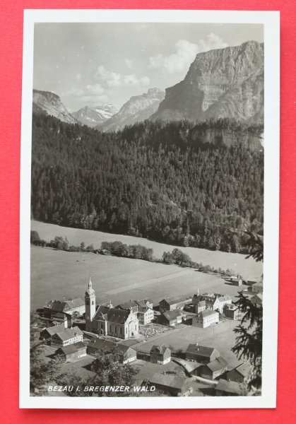 AK Bezau i Bregenzer Wald / 1939 / Ortsansicht / Strassen / Voralberg